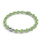 Bracelet Kikiballa en cristal vert palmier